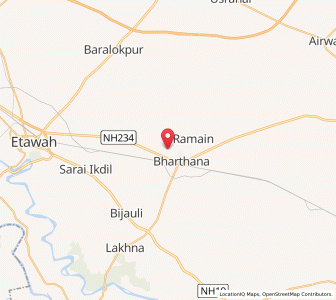 Map of Gude ka Nagla, Uttar Pradesh