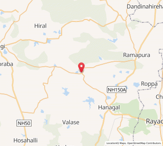 Map of Gudekota, Karnataka