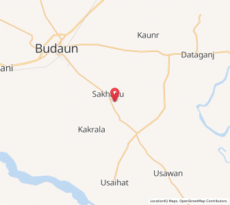 Map of Gudhni, Uttar Pradesh