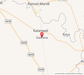 Map of Gudrana, Haryana