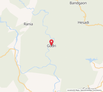 Map of Gudri, Jharkhand