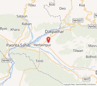 Map of Gudrich, Uttarakhand
