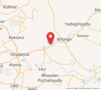 Map of Gudur, Andhra Pradesh