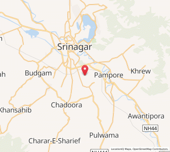 Map of Gugibagh, Kashmir