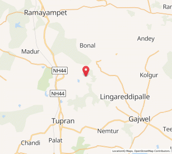 Map of Gujgatiapalli, Andhra Pradesh