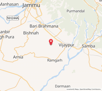 Map of Gujjar Maira, Kashmir