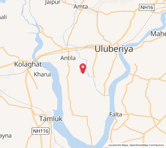 Map of Gujrat, West Bengal