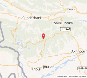 Map of Gulaba Chhappar, Kashmir
