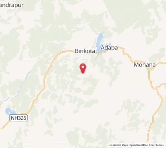Map of Guluba, Odisha