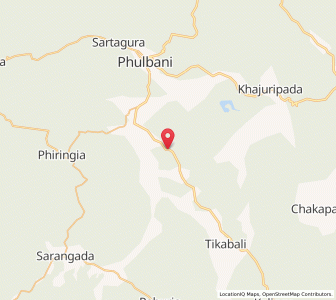 Map of Gumagarh, Odisha