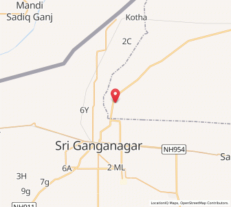 Map of Gumja, Punjab