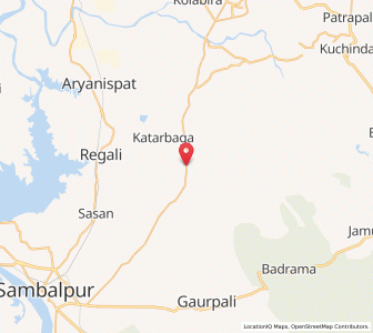 Map of Gumlai, Odisha
