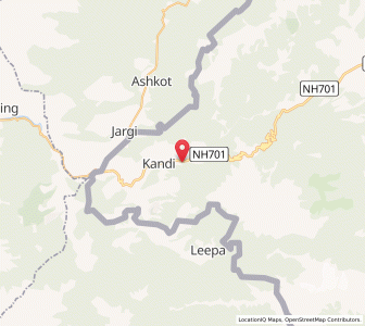 Map of Gummal, Kashmir