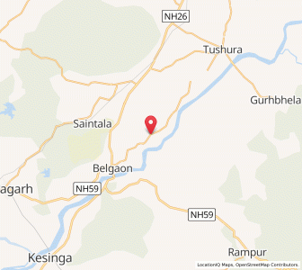 Map of Gumsar, Odisha