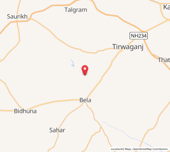Map of Gunah, Uttar Pradesh