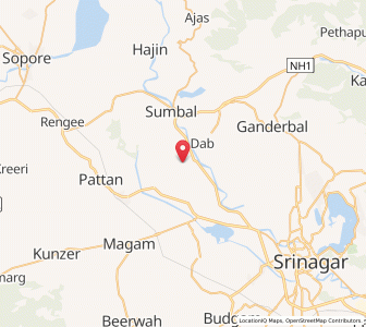 Map of Gund-i-Khalil, Kashmir
