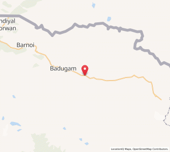Map of Gundi Gul Shekh, Kashmir