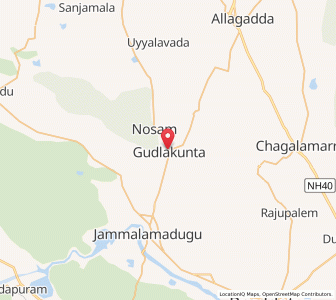Map of Gundlakunta, Andhra Pradesh