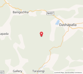 Map of Gundribadi, Odisha