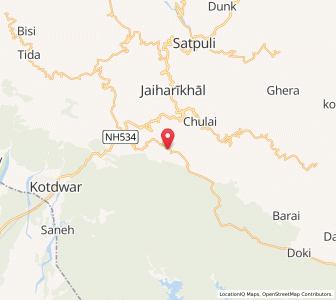 Map of Gunetha, Uttarakhand