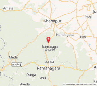 Map of Gunji, Karnataka