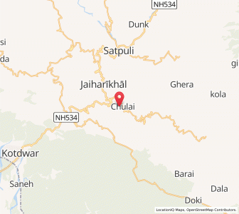 Map of Gunkhila, Uttarakhand