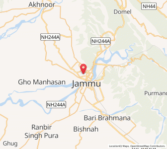 Map of Gura Shiviliyan, Kashmir