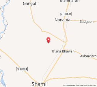 Map of Gurana, Uttar Pradesh
