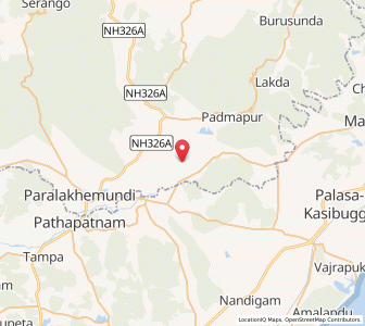 Map of Gurandi, Odisha