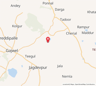 Map of Gurannapet, Andhra Pradesh