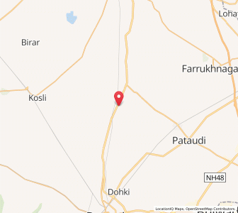 Map of Guraora, Haryana