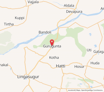 Map of Gurgunta, Karnataka