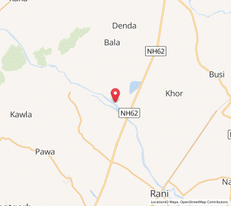 Map of Gurha Andla, Rajasthan
