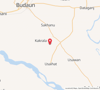 Map of Gurhana, Uttar Pradesh