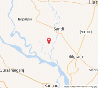 Map of Gurra, Uttar Pradesh