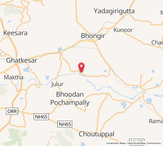 Map of Gurraldandi, Andhra Pradesh