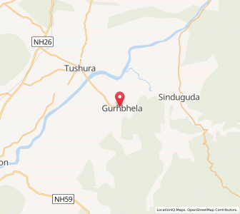 Map of Gurubella, Odisha