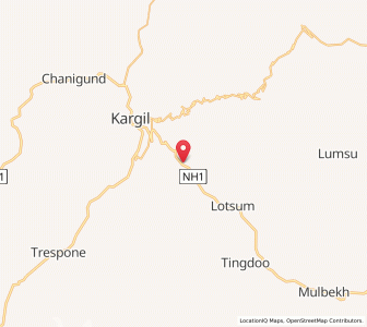 Map of Gurung, Kashmir