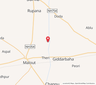 Map of Gurusar, Punjab