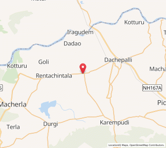Map of Guruzala, Andhra Pradesh