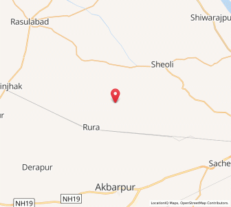 Map of Guteha, Uttar Pradesh