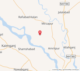 Map of Guteti, Uttar Pradesh