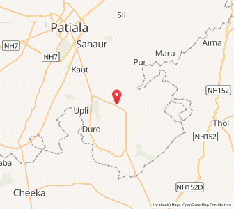 Map of Guthmara, Punjab
