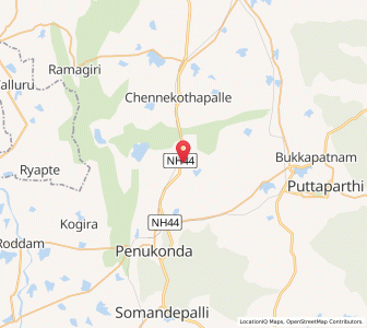 Map of Gutturu, Andhra Pradesh