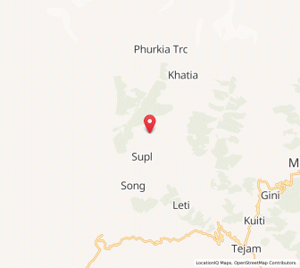 Map of Gwara, Uttarakhand
