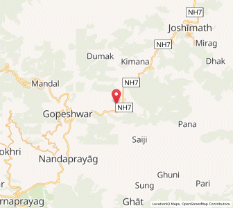 Map of Haat, Uttarakhand