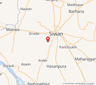 Map of Habibnagar, Bihar