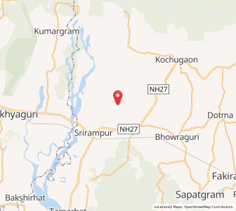 Map of Hachraobari, Assam