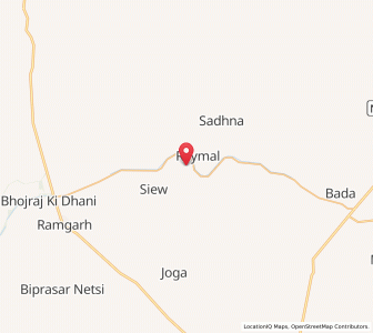 Map of Hada, Rajasthan