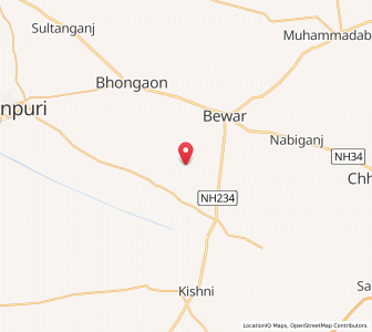 Map of Hadua, Uttar Pradesh